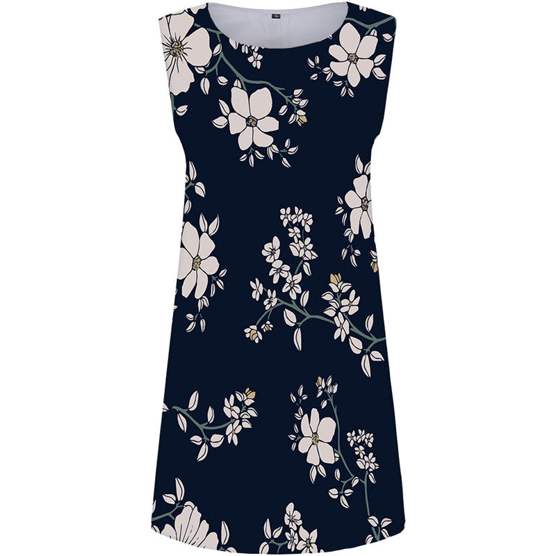 Plum Blossom Dress Women Retro Boho Leaves Short Womens Clothing Tassel