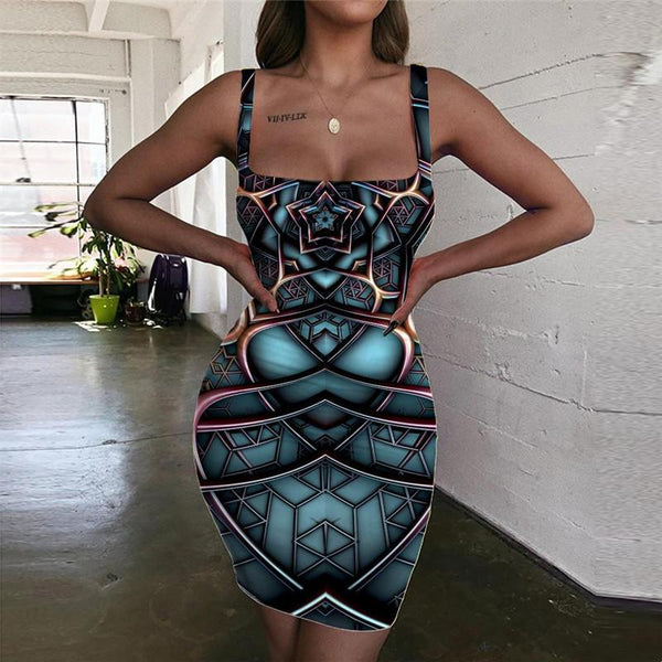 
Flame Dresses Women Couple 3d Print Novel Ladies Dresses Womens Clothing Party
                