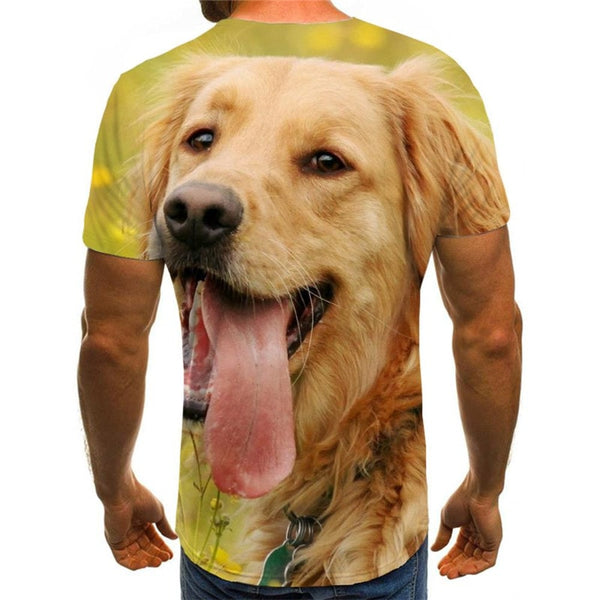 
t shirt Golden Retriever dog shirt tee Puppy Cute Pets Cool big Smart dogs man art costume
                