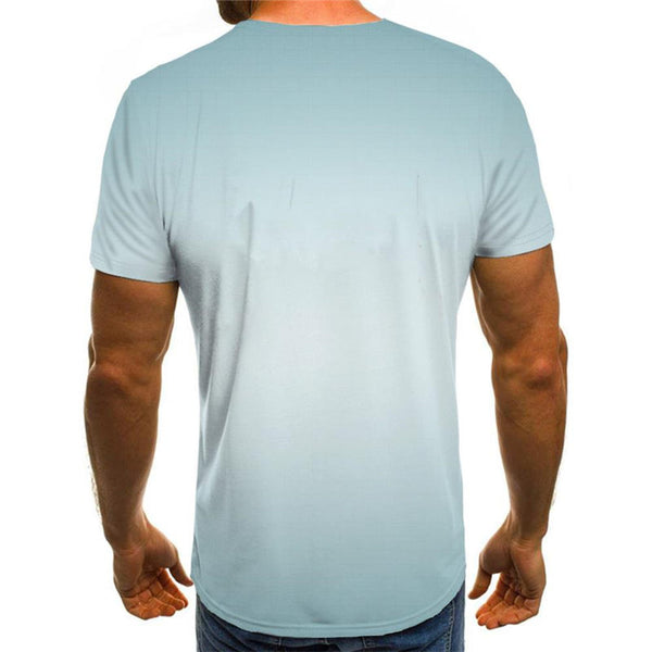 
Gray blue gradient texture shirts special texture top tee different Cool man art costume
                