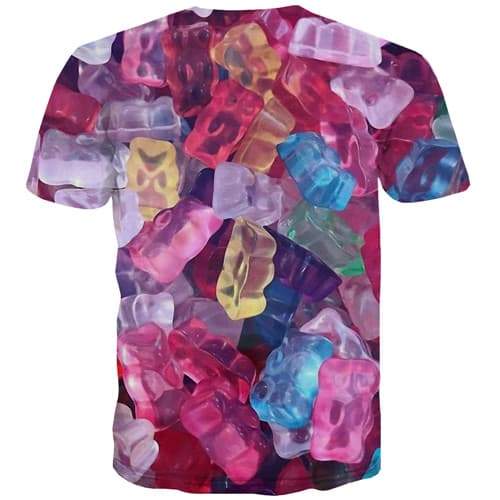 
Candy T-shirt Men Food T-shirts Graphic Colorful Tshirt Printed Harajuku Tshirts Casual Short Sleeve Fashion Men women Tee Slim - KYKU
                
