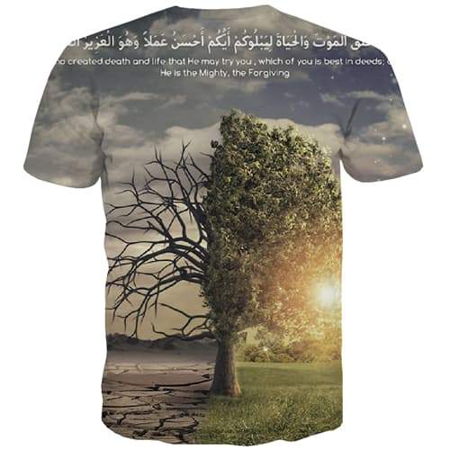 
Tree T shirts Men Art Shirt Print Funny Tshirt Printed Harajuku Tshirt Anime Street Tshirts Cool Short Sleeve Punk Rock Unisex - KYKU
                