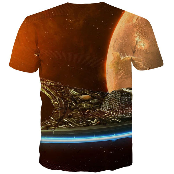 
Airship shirt Hip hop tshirt 3D air ship art costume Casual flying ship men
                