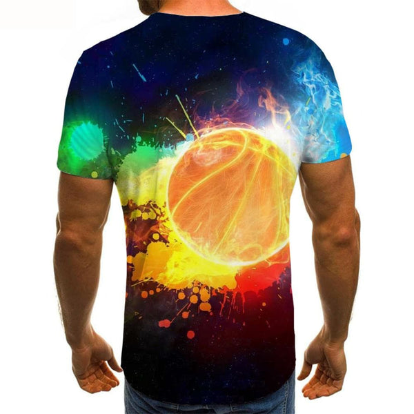 
Ball T shirt Men Colorful Anime Clothes Graffiti Tshirts Casual Art Tshirt Printed
                