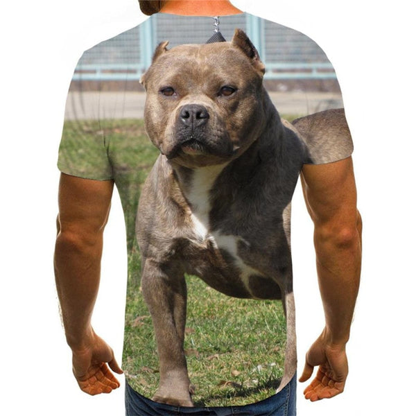
Bulldog t shirt dog Puppy Cute animal Hip hop tshirt 3D Casual big Smart dogs male art costume
                