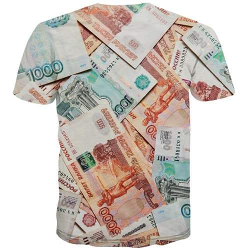 
Russian Ruble T-shirt Men Money Tshirt Anime Harajuku Tshirt Printed Russia T shirts Funny Vintage Shirt Print Short Sleeve - KYKU
                