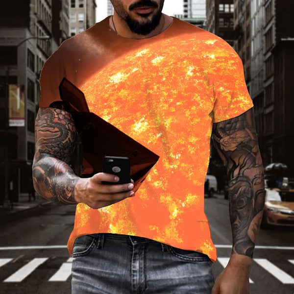 
t shirt Airship air ship Novelty 3D shirt art costume flying ship men Casual
                