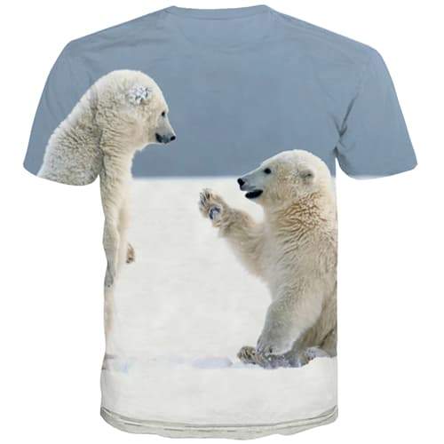 
Bear T shirts Men Animal Shirt Print Hip Hop T shirts Funny Lovely Tshirts Casual Harajuku Tshirts Cool Short Sleeve T shirts - KYKU
                