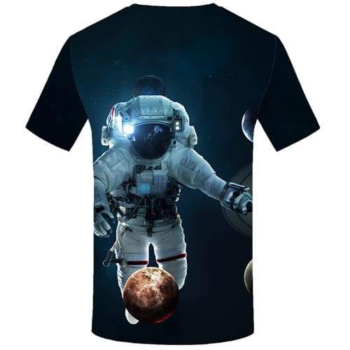 
Astronaut T-shirt Men Galaxy Space T shirts Funny Moon Tshirts Casual Harajuku Shirt Print Funny Tshirt Printed Short Sleeve - KYKU
                
