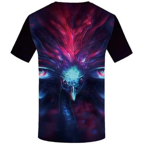 
Eye T-shirt Men Peacock Shirt Print Animal T shirts Funny Psychedelic Tshirt Printed Colorful T-shirts 3d Short Sleeve - KYKU
                
