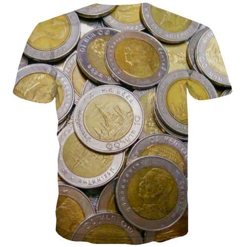 
Thai Baht T-shirt Men Money Tshirt Printed Thailand Shirt Print Metal Tshirts Novelty Gothic Tshirts Casual Short Sleeve Fashion - KYKU
                