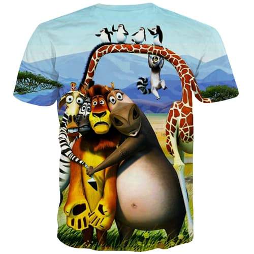 
Animal T-shirt Men Cartoon Tshirts Cool Anime Tshirt Printed Hip Hop Tshirt Anime Funny Tshirts Casual Short Sleeve Full Print - KYKU
                