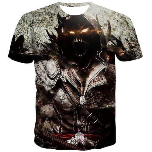 Pumpkin T shirts Men Halloween T-shirts Graphic Galaxy T shirts Funny Harajuku T-shirts 3d Gothic Tshirts Casual Short Sleeve - KYKU