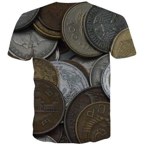 
Money T shirts Men Metal T-shirts 3d Harajuku Shirt Print Vintage Tshirt Printed Gothic Tshirts Casual Short Sleeve Punk Rock - KYKU
                