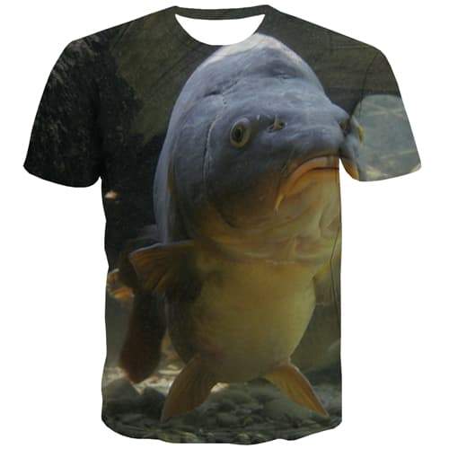 Dolphin T-shirt Men Ocean Tshirt Anime Lovely Shirt Print Funny Tshirts Casual Harajuku T-shirts 3d Short Sleeve Hip hop Men - KYKU