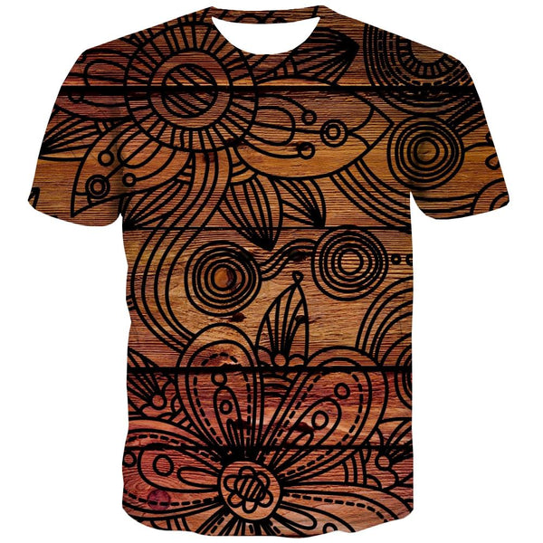 
wood grain black pattern road tshirt special texture t shirt 3D different art costume Cool men
                