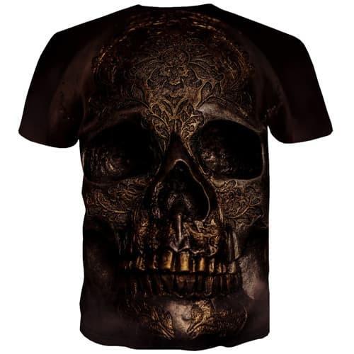 
Skull T-shirt Men Military Tshirt Anime Metal Tshirt Printed Hip Hop Tshirts Casual Terror Shirt Print Short Sleeve Fashion - KYKU
                