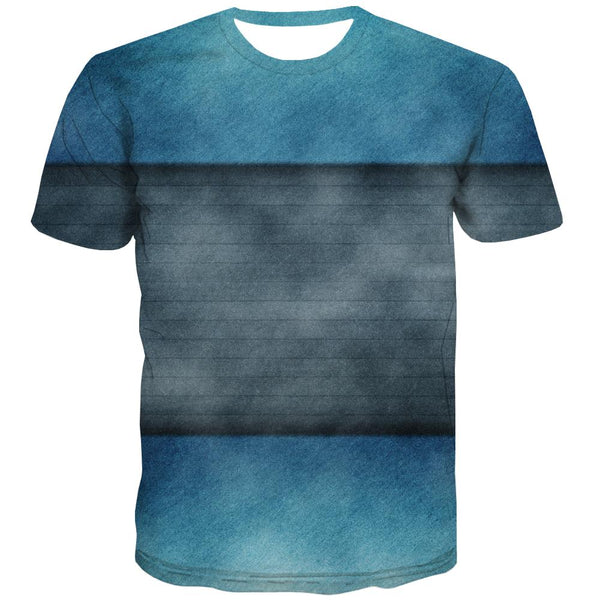 
blue-black gradient shirt Casual shirt 3D special texture men Cool art costume different
                