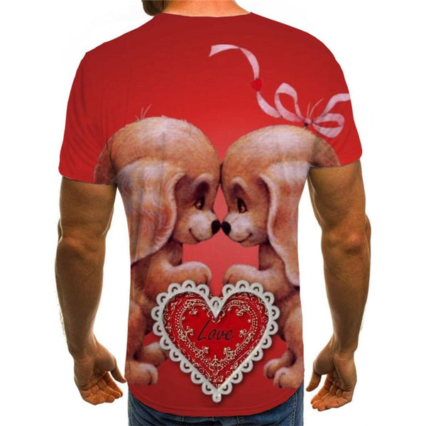 
shirt dog tee shirt Puppy Cute Pets big Smart dogs Cool men art costume
                