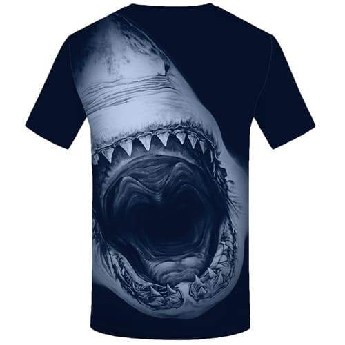 
Shark T shirts Men Animal Shirt Print Black Tshirt Printed Black Hole Tshirts Novelty Abstract T-shirts 3d Short Sleeve - KYKU
                