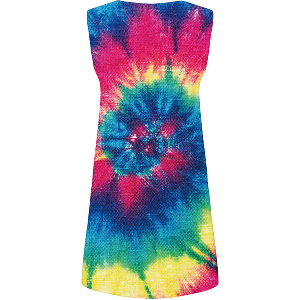 
Vortex Dress Women Colorful Ladies Dresses Fireworks Sexy Painting Party Vintage Korean Style Womens Clothing Vintage
                