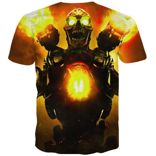 
Skull T shirts Men Flame T shirts Funny Terror T-shirts Graphic Military T-shirts 3d War Tshirts Casual Short Sleeve summer Men - KYKU
                