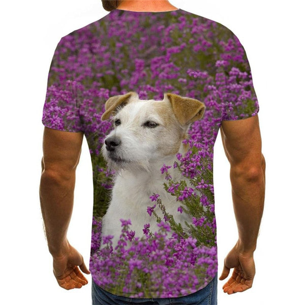 
tshirts dog Puppy Cute animal Print clothes big Smart dogs outfits men Cool
                