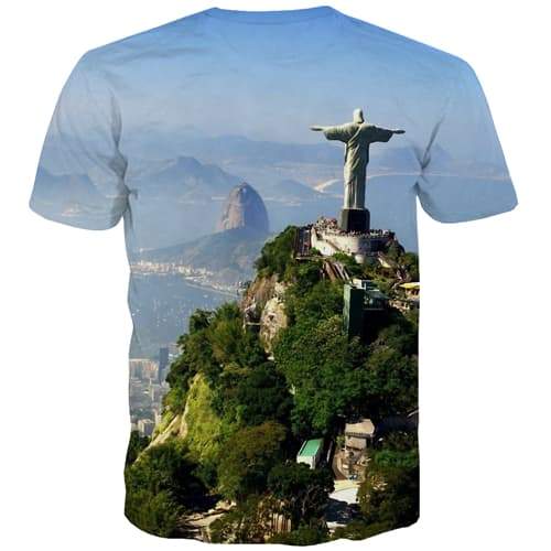 
Jesus T shirts Men Landscape Tshirts Novelty Forest Tshirt Anime Rock T-shirts Graphic Short Sleeve summer Mens Tee Male - KYKU
                