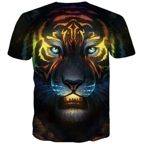 
Animal T shirts Men Tiger T-shirts 3d Ferocious Tshirts Casual Galaxy T-shirts Graphic Punk Rock Tshirts Cool Short Sleeve - KYKU
                