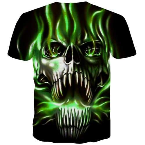 
Skull T-shirt Men Ferocious Tshirt Anime Metal T shirts Funny Psychedelic Tshirts Novelty Gothic Tshirt Printed Short Sleeve - KYKU
                