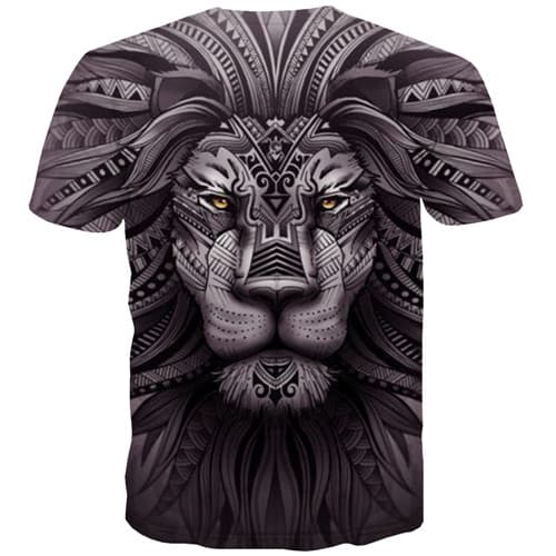 
Lion T shirts Men Animal Tshirt Anime War T-shirts Graphic King Tshirt Printed Harajuku Shirt Print Short Sleeve Hip hop Men - KYKU
                