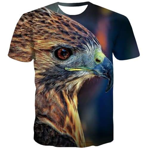Animal T-shirt Men Bird Tshirts Casual Colorful Tshirts Novelty Funny T shirts Funny Harajuku Tshirt Printed Short Sleeve - KYKU