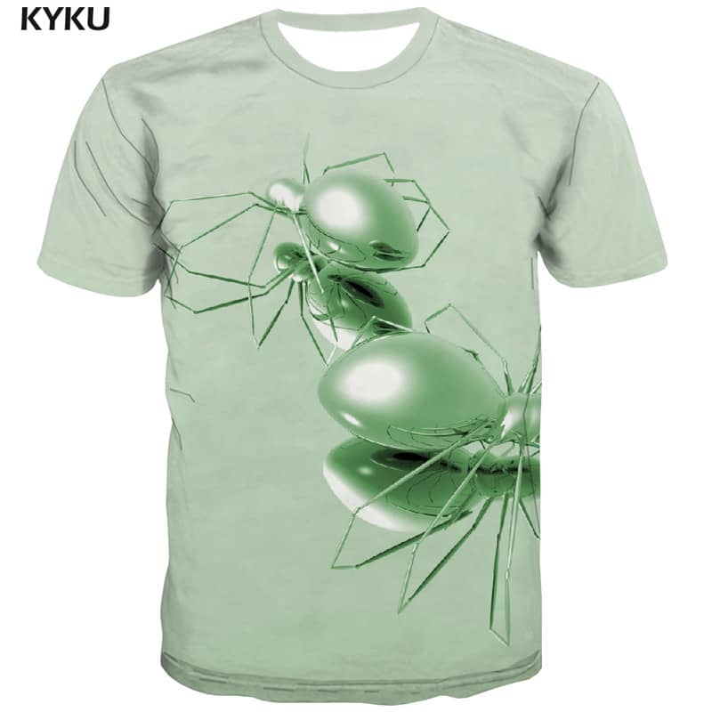 insect shirt Funny 3D t shirt plant Cool art costume beautiful men