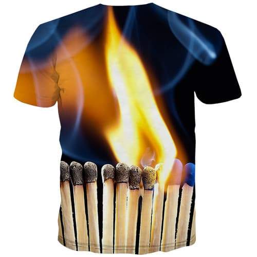 
Flame T shirts Men Harajuku T-shirts 3d Abstract T-shirts Graphic Fire Tshirt Printed Gothic T shirts Funny Short Sleeve Hip hop - KYKU
                