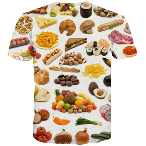 
Food T shirts Men Fruit T shirts Funny Hamburger T-shirts Graphic Lovely Tshirts Casual Harajuku T-shirts 3d Short Sleeve - KYKU
                