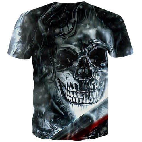 
Skull T-shirt Men Military Tshirts Casual Graffiti Tshirts Cool Punk Rock Tshirt Printed Metal Tshirts Novelty Short Sleeve - KYKU
                