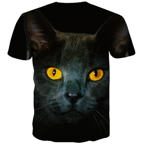 
Animal T shirts Men Cat T-shirts 3d Lovely T shirts Funny Black Tshirt Printed Harajuku Tshirts Cool Short Sleeve Punk Rock - KYKU
                