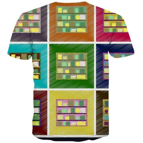 
Graffiti T-shirt Men Geometric T-shirts 3d Square T shirts Funny Retro Shirt Print Abstract Tshirts Casual Short Sleeve Fashion - KYKU
                
