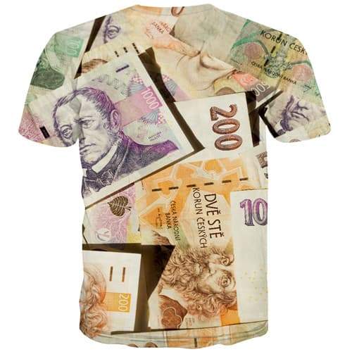 
Money T shirts Men Czech Republic Tshirt Anime Character Shirt Print Harajuku T-shirts Graphic Abstract Tshirts Novelty - KYKU
                