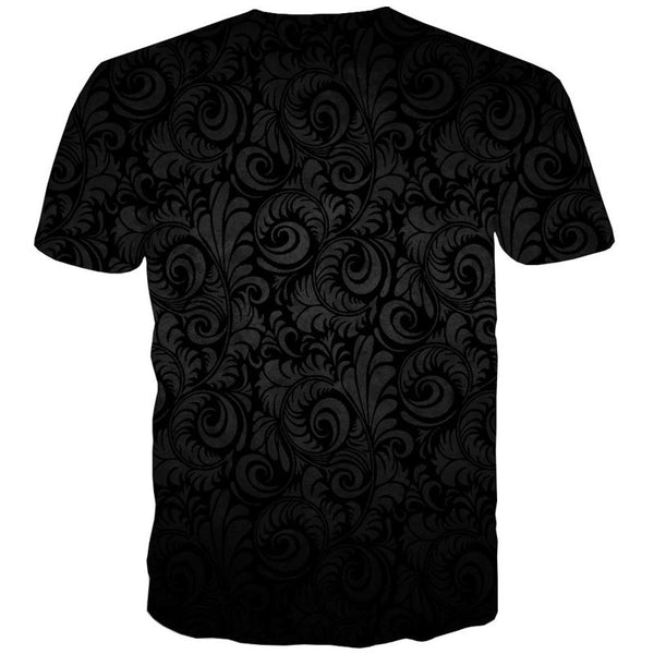 
black and grey geometric texture t shirt Casual shirt 3D special texture art costume Casual men different
                