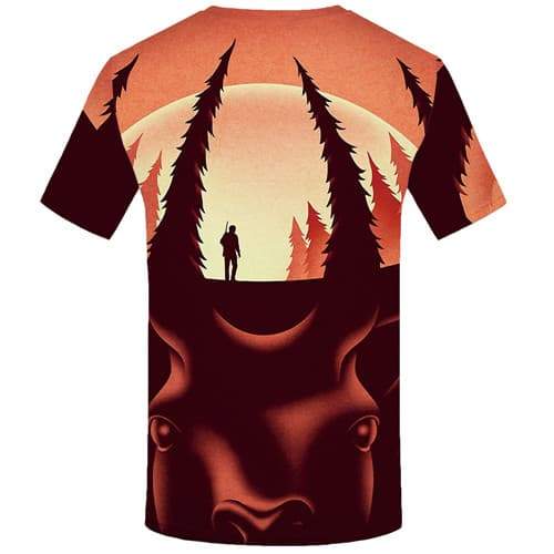 
Deer T-shirt Men Animal T shirts Funny Forest Tshirts Casual Moon T-shirts 3d Art Tshirt Anime Short Sleeve Full Print Men/women - KYKU
                