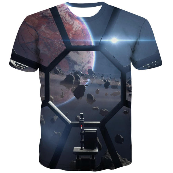 
Airship shirt air ship clothing flying ship Casual art costume men
                