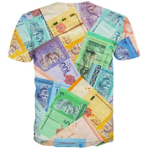 
Money T shirts Men Flower T-shirts Graphic Malaysia Tshirt Printed Character Shirt Print Harajuku Tshirts Novelty Short Sleeve - KYKU
                