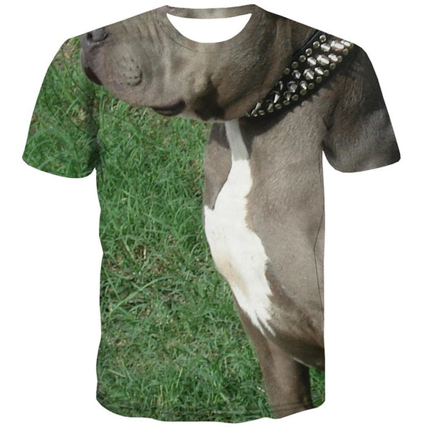 
t shirts dog Puppy Cute animal Novelty 3D shirt men's art costume big Smart dogs Cool
                
