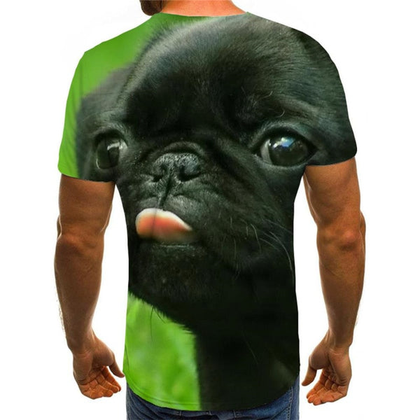 
t shirts black dog Puppy Cute animal Cool male art costume big Smart dogs Cool
                