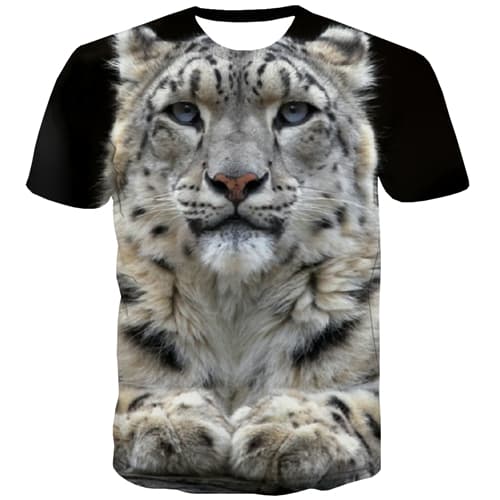 Tiger T shirts Men Animal T-shirts 3d Funny T-shirts Graphic Harajuku Shirt Print Hip Hop Tshirts Cool Short Sleeve T shirts Men - KYKU