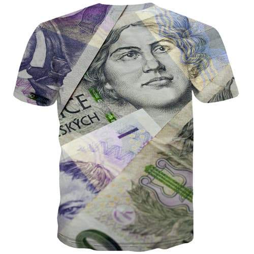 
Money T shirts Men Character Tshirts Casual Czech Republic Tshirts Novelty Harajuku Tshirt Anime Abstract Shirt Print - KYKU
                