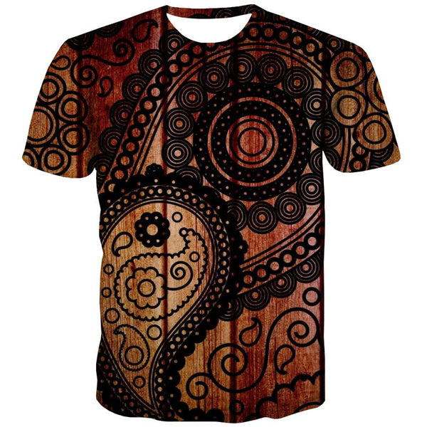 
Irregular geometric pattern shirt special texture Casual man art costume different Cool
                