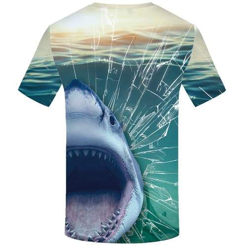 
Shark T-shirt Men Animal Tshirts Casual Ocean Tshirts Cool Harajuku T-shirts 3d War Shirt Print Short Sleeve Hip hop Men Digital - KYKU
                