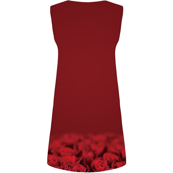 
Rose Dress Women Flower Sexy Red 3d Print Psychedelic Korean Style Fantasy Office Womens Clothing Vintage
                
